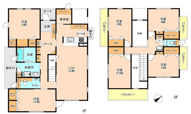 西区庚午北１丁目の間取り