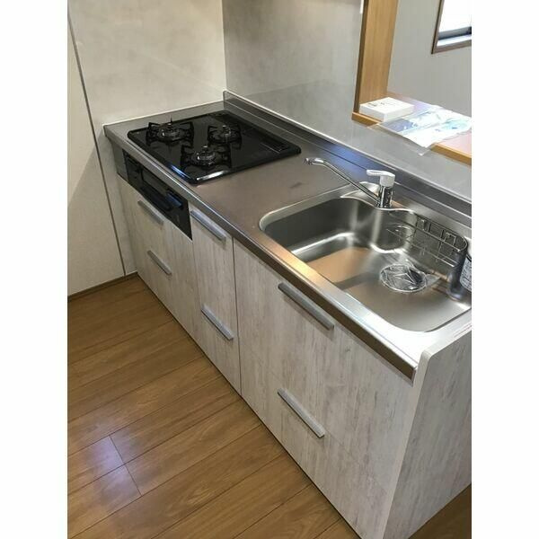 パークサイドテラスのキッチン|使いやすいキッチンです