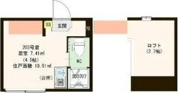 Latte池袋本町の間取り