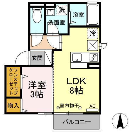 アルル新百合ヶ丘の間取り