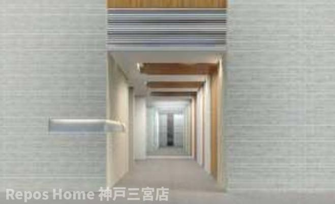 クロスレジデンス神戸元町のエントランス