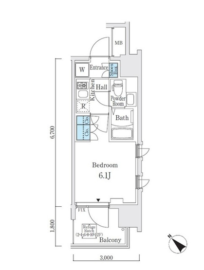 【間取り】 | Ｌｏｕｉｓ　Ｃｏｕｒｔ　Ｋｉｔａｓｈｉｎａｇａｗａ