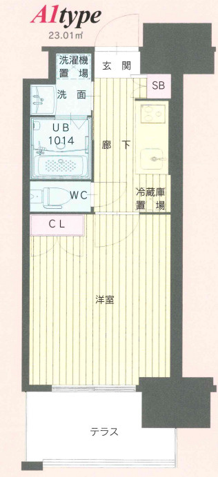 No.111 CLUB ORIENT BLD TRADING TOWER（オリエントNo.111）の間取り|使いやすい間取りです。