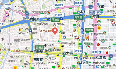 【地図】 | レジュールアッシュ心斎橋VITA