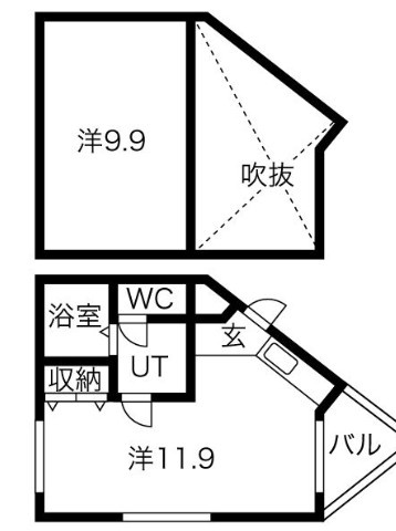 【間取り】 | アルカサール【名古屋市賃貸・AL付き】