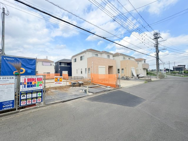 川越市川鶴2丁目　新築分譲　東武東上線『鶴ヶ島駅』徒歩34分　【川越西小学区】の前面道路含む現地写真