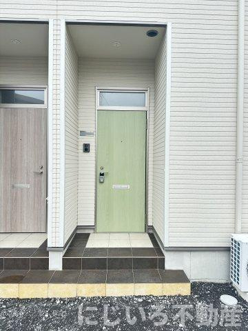 グリーンアパートⅢのエントランス