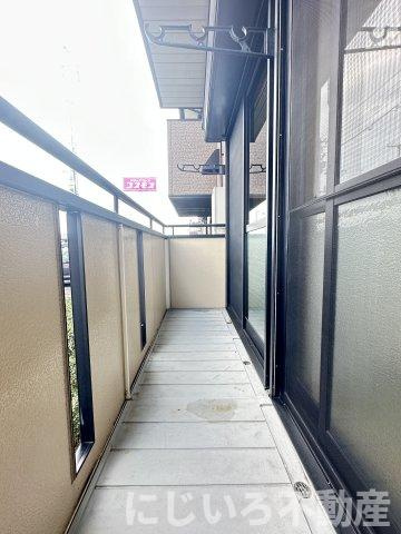 クレールメゾンAのバルコニー