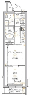 【間取り】 | パティーナ蒲田 | 間取りです。