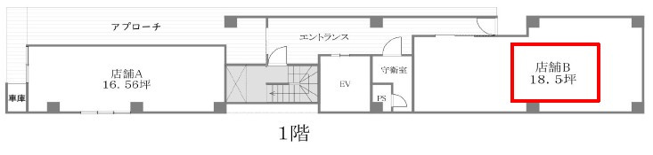 JAY’Sオフィスタワー南本町の区画図