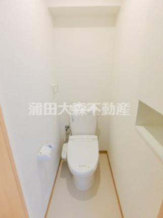ベルガモット梅屋敷のトイレ|温水洗浄便座付きのトイレ