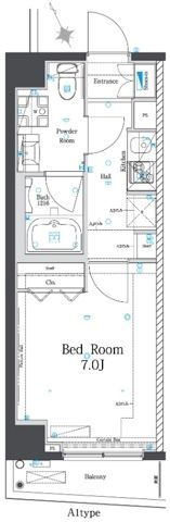 AZEST上板橋Ⅱの間取り