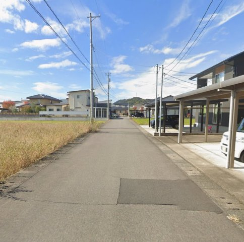 福井市木田3丁目　売地④の前面道路含む現地写真
