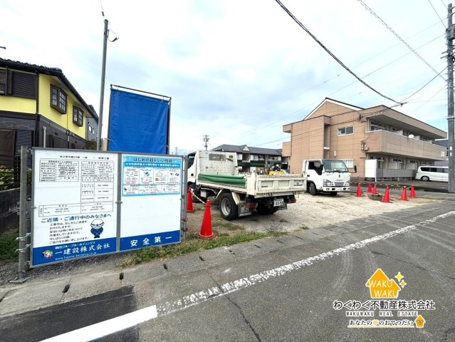 牧之原市細江9期　 新築戸建の前面道路含む現地写真|2026.8.20撮影