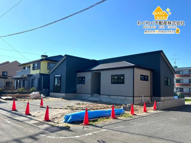 牧之原市細江9期　 新築戸建の前面道路含む現地写真|2026年10月9日撮影