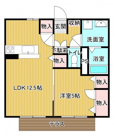 ラフォーレ白樺の間取り