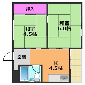 上田辺マンションの間取り
