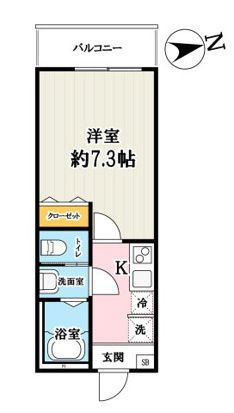 コスモアルカディア3の間取り