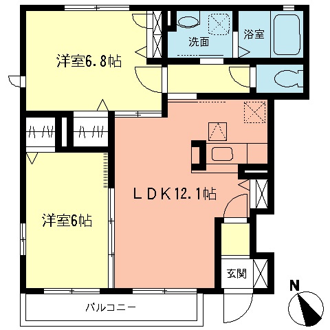 サングレイスの間取り
