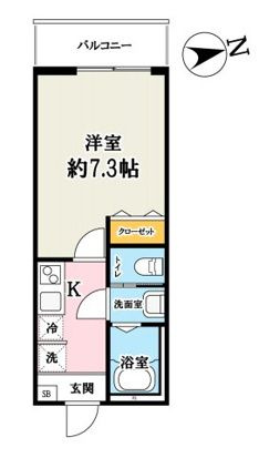 コスモアルカディア3の間取り