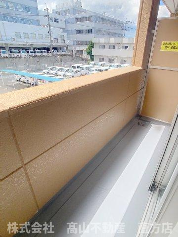 グランディール　中間のバルコニー
