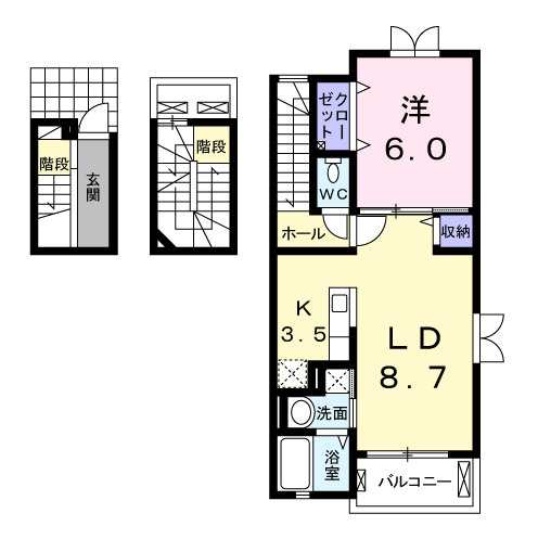 【間取り】 | シャングリラ河原