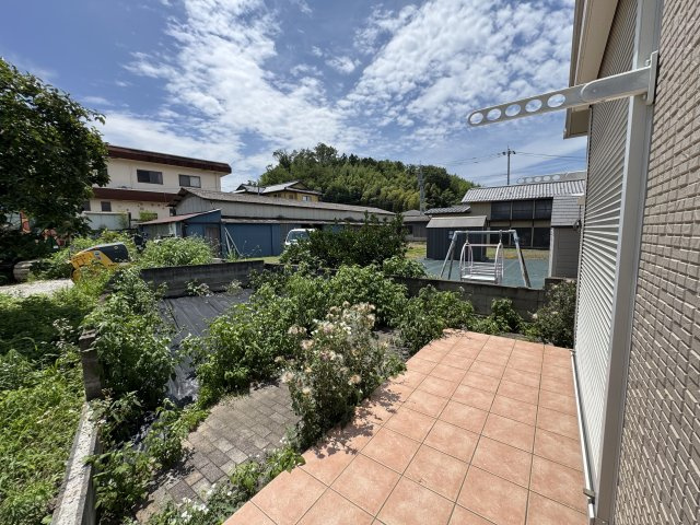 高崎市吉井町下長根　中古住宅の庭|高崎市吉井町下長根　中古住宅