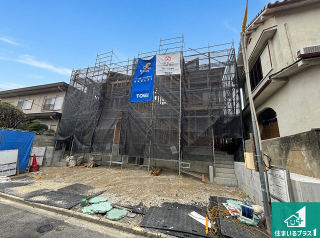 ■枚方市長尾台　第1期　新築一戸建ての外観|現在の進捗状況です！順調に作業進行中、完成が待ち遠しいです！詳細の間取り等、お気軽にお問い合わせください！