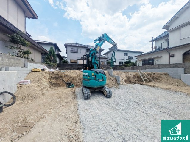 枚方市長尾台　第1期　新築一戸建ての外観|周辺は落ち着いた街並みの住宅地！子育てがしやすい住環境です！まだ未完成ですが、現地でしかわからない事もございます。是非一度ご覧ください。