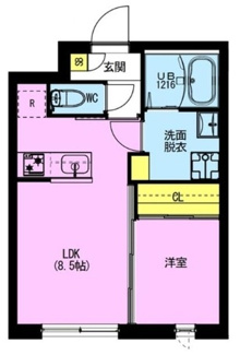 【間取り】 | ＡＤＯＲＥ　ＵＲＢＡＮ大森町A | 間取りです。