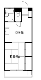 【間取り】 | ソルトハイムⅡ | 間取りです。