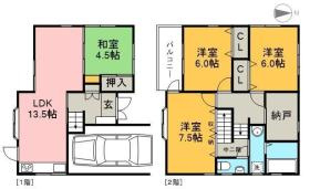薊野東町T戸建ての間取り