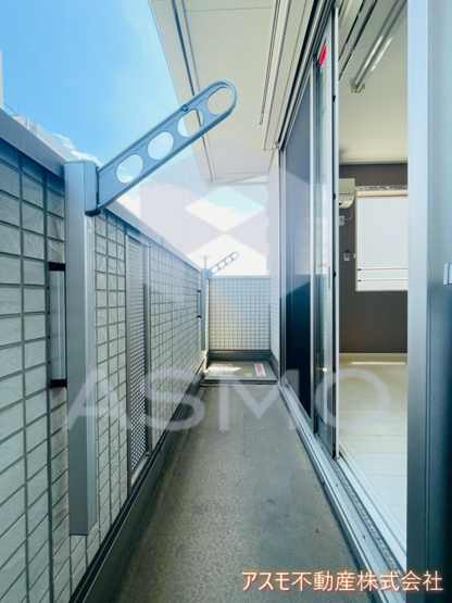 【バルコニー】 | プロスペリタ | 同マンション別部屋　参考写真