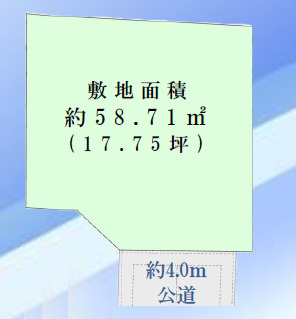 練馬区上石神井1丁目　カラーセレクト対応　駅チカ限定1区画の土地図