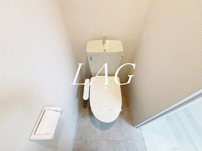 【トイレ】 | マンション築地 | トイレです。