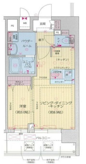 【間取り】 | プレリス阿波座Bloom
