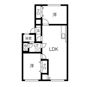 グランドール谷田川の間取り