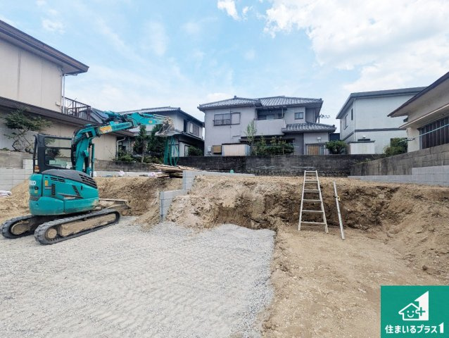 枚方市長尾台　第1期　新築一戸建ての外観|周辺は落ち着いた街並みの住宅地！子育てがしやすい住環境です！まだ未完成ですが、現地でしかわからない事もございます。是非一度ご覧ください。
