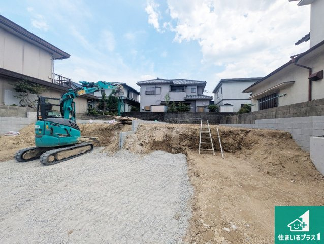 枚方市長尾台　第1期　新築一戸建ての外観|周辺は落ち着いた街並みの住宅地！子育てがしやすい住環境です！まだ未完成ですが、現地でしかわからない事もございます。是非一度ご覧ください。