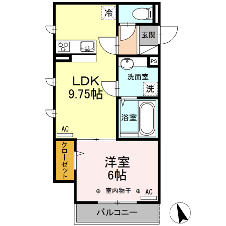 グリーンフォレスト府中の間取り