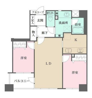 【間取り】 | ルミネ東京ベイフロント | 間取りです。