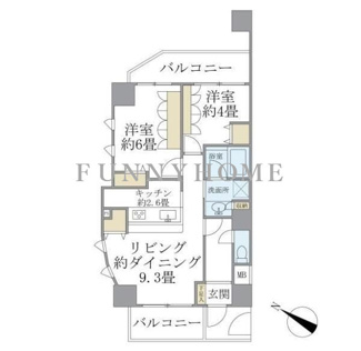 【間取り】 | ヴィンテージ中目黒