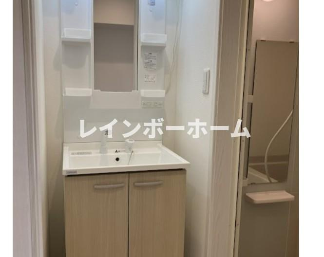 レオ伍捨壱番館の洗面所