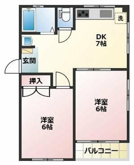 【間取り】 | ランドフォレスト北砂 | 間取りです。