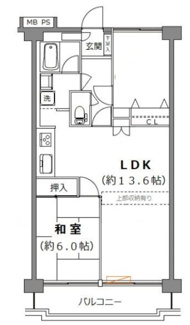 【間取り】 | グリーンパーク南砂 | 間取りです。