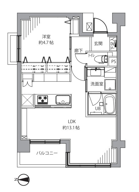 フォレステージ西早稲田の間取り