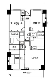 【間取り】 | サニーヒルズ和光