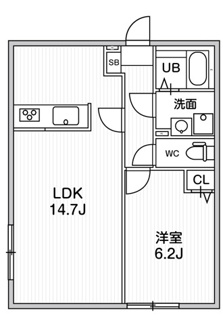 【間取り】 | T’s Cuoreお花茶屋 | 間取りです。