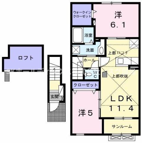 レインボーパレスⅠの間取り