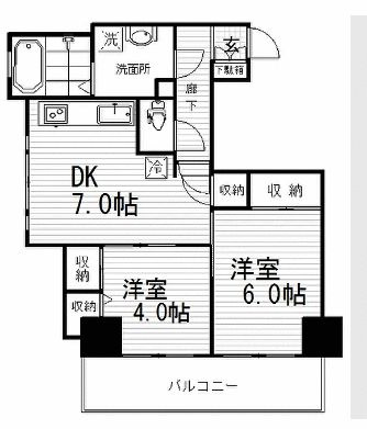 トーカンマンション大山の間取り